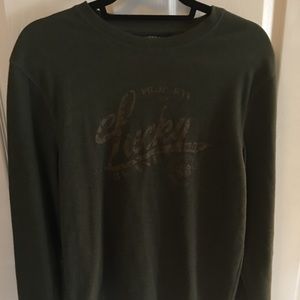 Lucky Brand Vintage green thermal